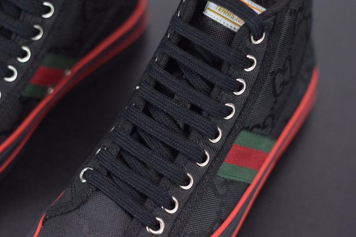 GUCC Tennis 1977 Print Sneaker BLACK 553385 DOPEO 1977 - CCSHOES