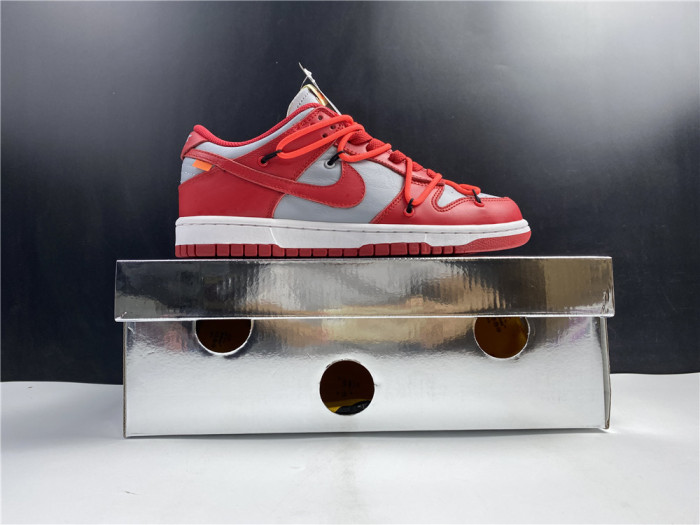 OFF-WHITE x Dunk Low 'University Red' CT0856-600 - CCSHOES