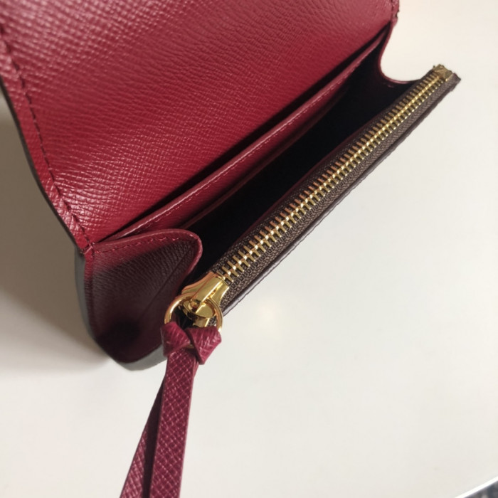 LOUI VUITTO WALLET PURPLE RED M41939 11*8 - CCSHOES