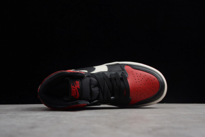 KIDS AIR JORDAN 1 RETRO HIGH OG "BRED TOE" 555088 610 - CCSHOES