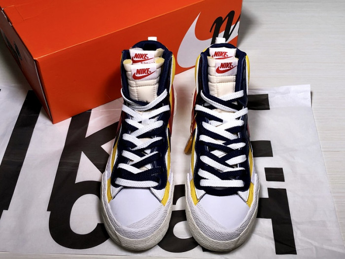 SACAI X NIKE BLAZER MID VARSITY MAIZE BV0072-700 - CCSHOES