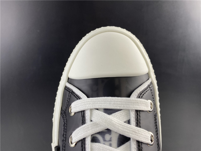 DR B23 Low Top Oblique Sneaker Black & White - CCSHOES