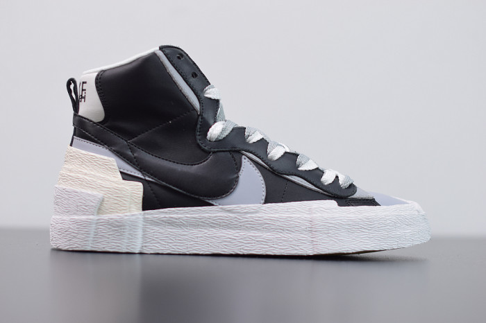 SACAI X NIKE BLAZER MID BLACK GREY BV0072-002 - CCSHOES