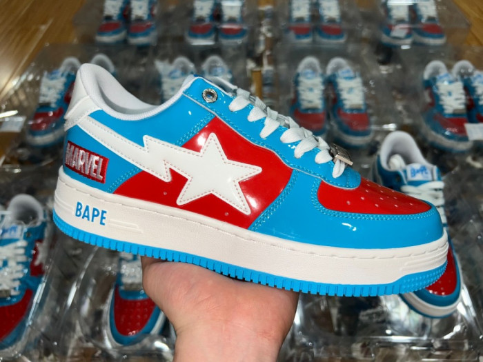 A BATHING APE MARVEL BAPE STA - CCSHOES