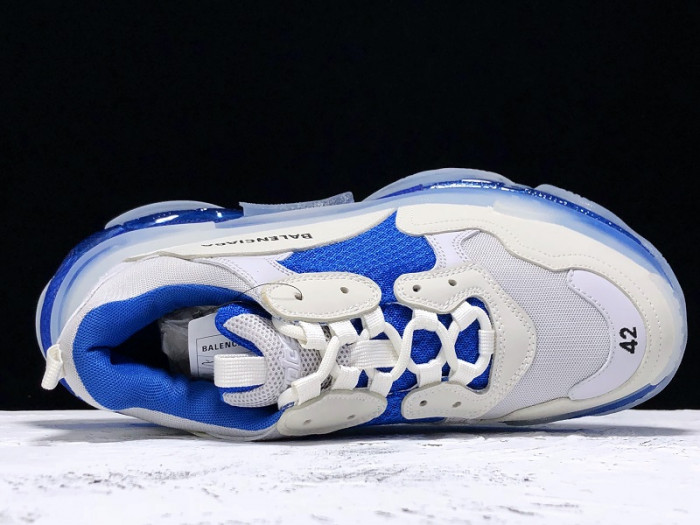 BLCG Triple S White Blue 541624 W09ON 9169 - CCSHOES