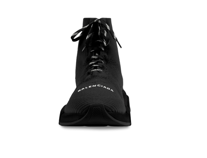 BLCG SPEED 2.0 LACE-UP RECYCLED KNIT SNEAKER IN BLACK - CCSHOES