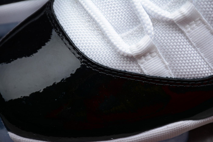 Air Jordan 11 Retro Low "Concord" Black/ White mens 528895-153 - CCSHOES