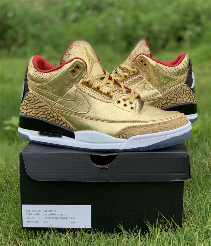 Air Jordan 3 JTH “Gold Oscars” AJ3-933512 - CCSHOES