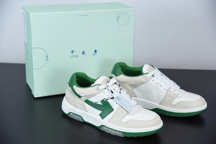 OFF WHITE™ C/O VIRGIL ABLOH OUT OF OFFICE LOW-TOP LEATHER SNEAKERS "OOO" - CCSHOES