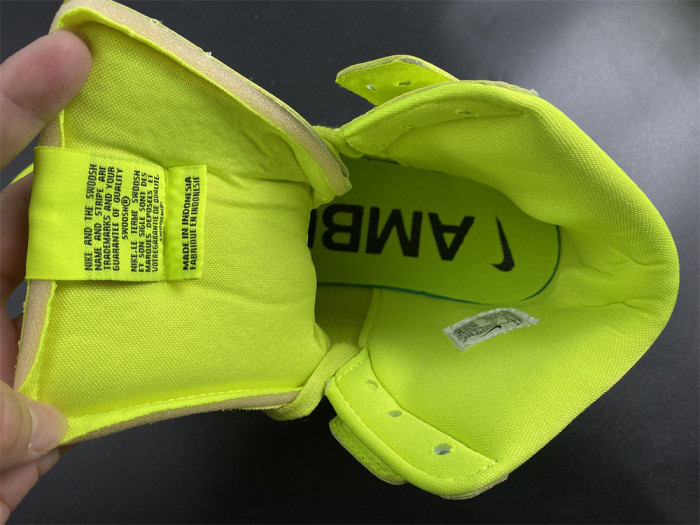 Nike Dunk High AMBUSH Flash Lime CU7544-300 - CCSHOES