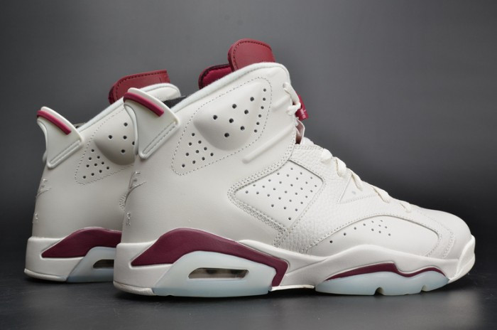 Air Jordan 6 Retro “Maroon” white 384664-116 - CCSHOES