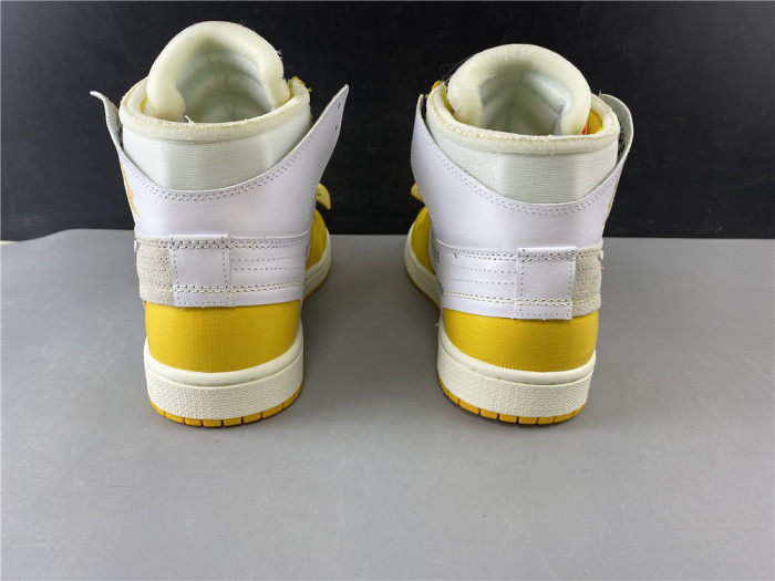 Air Jordan 1 x Off-White NRG White/Dark Powder Yellow-Cone AQ0818-149 - CCSHOES