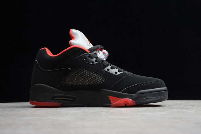 Air Jordan 5 Retro Low “Alternate 90” black/ red mens 819171-001 - CCSHOES