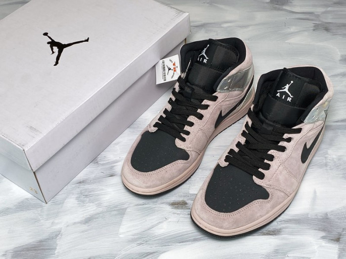Air Jordan 1 Mid Dirty Powder Iridescent (W) BQ6472-602 - CCSHOES