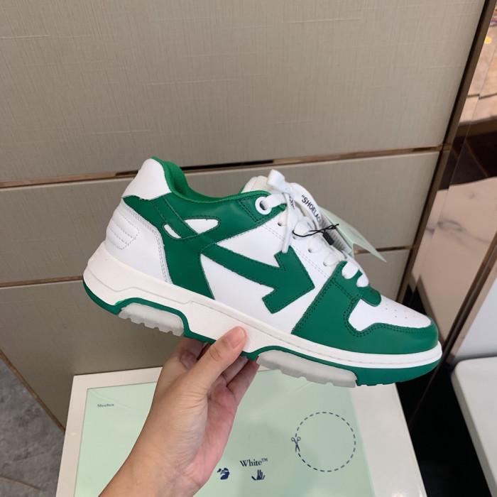 OFF WHITE™ C/O VIRGIL ABLOH OUT OF OFFICE LOW-TOP LEATHER SNEAKERS "OOO" - CCSHOES