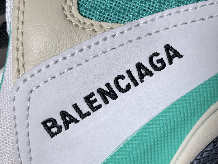 Balencaiga Triple S White Grey Turquoise (W) 524039 W09OH 3005 - CCSHOES