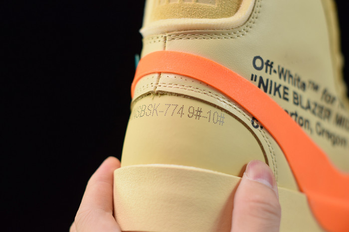 Off-White x Nike Blazer Mid “All Hallows Eve” AA3832-700 - CCSHOES