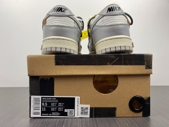 Nike Dunk Low Off-White Lot 41 DM1602-105 - CCSHOES
