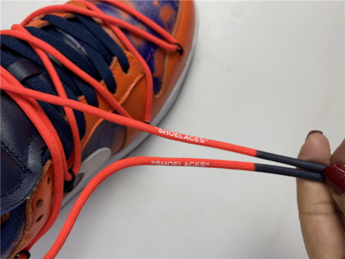 OFF-WHITE X NIKE SB DUNK LOW ORANGE PERPLE WHITE CT0856-801 - CCSHOES