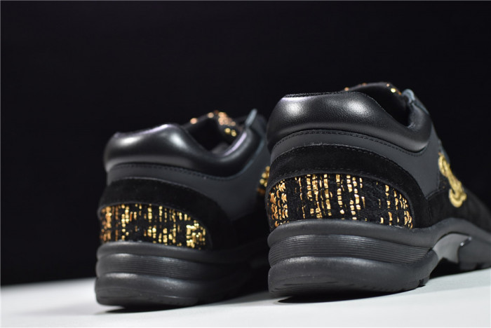 CHNE1 Leather Low Top Sneakers - CCSHOES