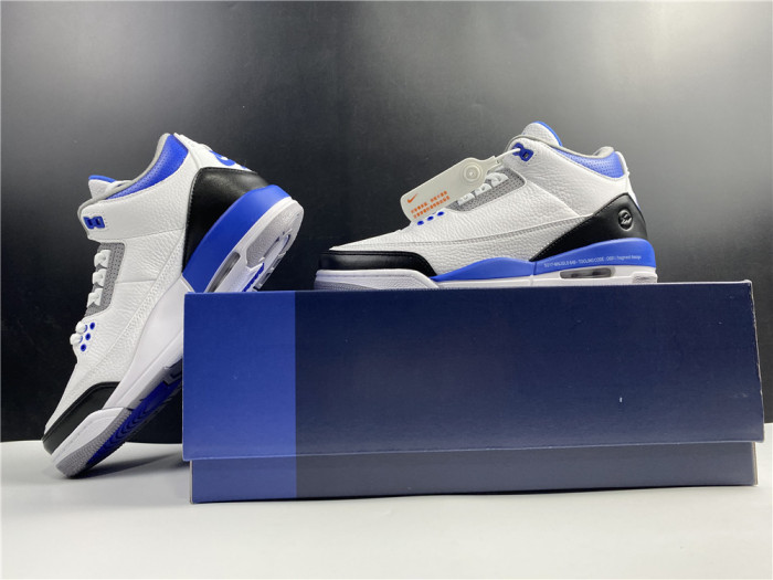 Air Jordan 3 Retro White Blue CT8532-040 - CCSHOES