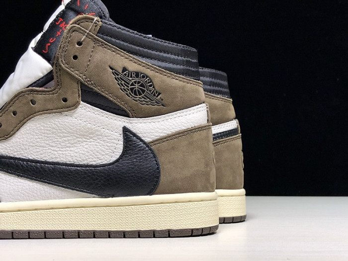 Travis Scott x Air Jordan 1 Retro High OG 'Mocha' - CD4487 100 - CCSHOES