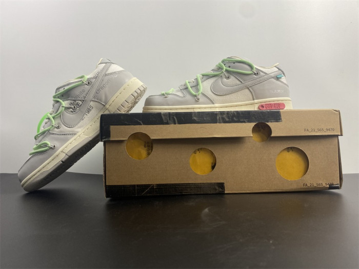 Off-White x Dunk Low 'Lot 07 of 50' DM1602-108 - CCSHOES