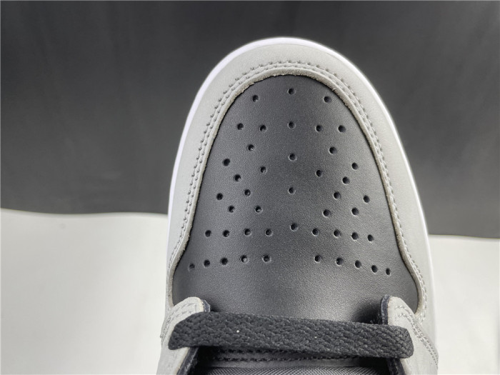 Air Jordan 1 Retro High Black White Light Smoke Grey 555088-035 - CCSHOES