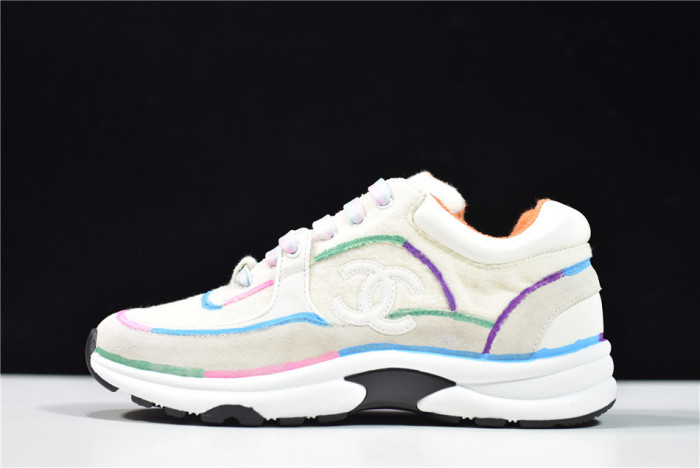 CHNE1 Leather Low Top Sneakers - CCSHOES