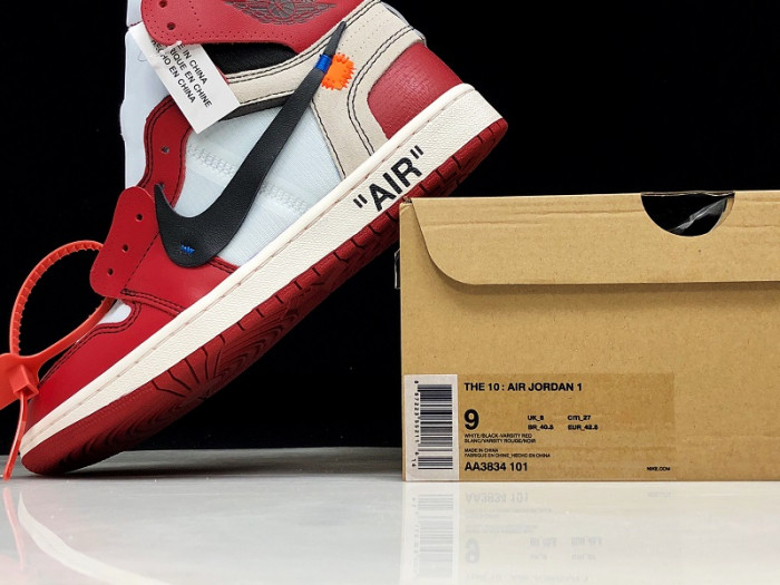 Off-White Air Jordan 1 Retro Chicago The Ten AA3834-101 - CCSHOES