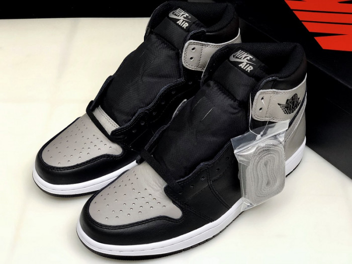 Air Jordan 1 Retro High OG Shadow Black Grey 555088-013 - CCSHOES