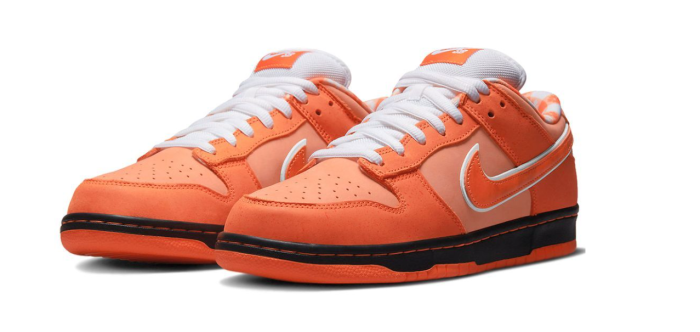CONCEPTS X NIKE SB DUNK LOW 'ORANGE LOBSTER' FD8776-800 - CCSHOES
