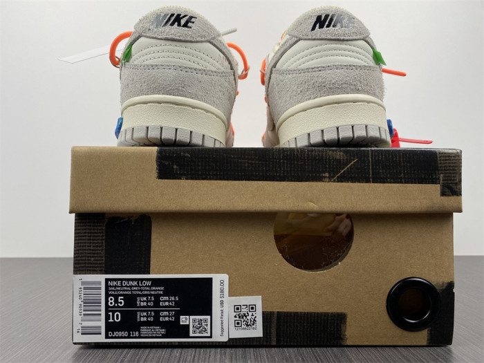 Nike Dunk Low Off-White Lot 31 DJ0950-116 - CCSHOES