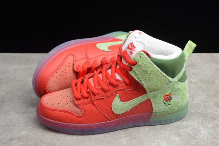 Nike SB Dunk High Strawberry Cough CW7093-600 - CCSHOES