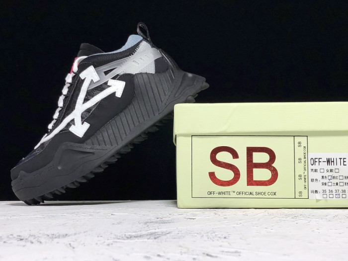 OFF-WHITE C/O ODSY-1000 SNEAKER BLACK - CCSHOES