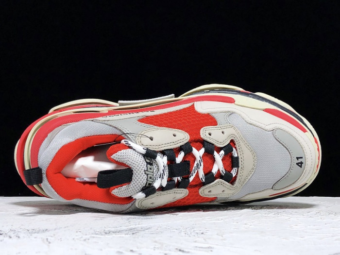 BLCG Triple S Red Grey White 536737 W09OH 6495 - CCSHOES