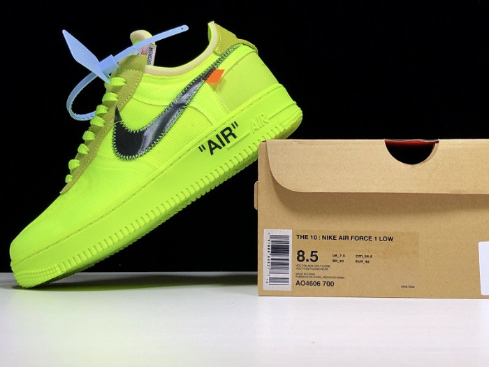 AIR FORCE 1 LOW OFF-WHITE VOLT AO4606-700 - CCSHOES