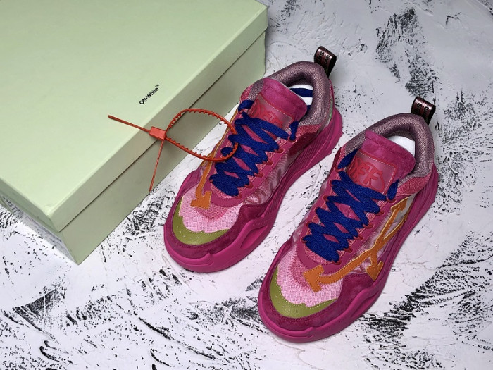 OFF-WHITE C/O ODSY-1000 SNEAKER ROSE RED - CCSHOES