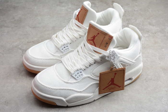 Levi's x Air Jordan 4 'White' AO2571-100 - CCSHOES