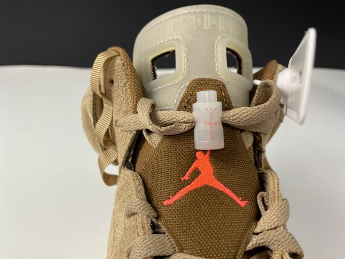 Air Jordan 6 Retro Travis Scott British Khaki DH0690-200 - CCSHOES