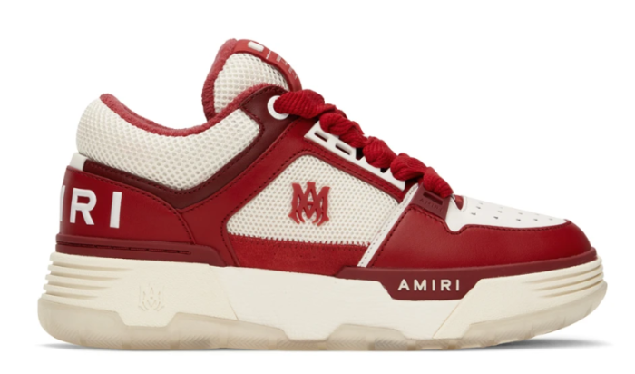 AMIRI White & Red MA-1 Sneakers - CCSHOES