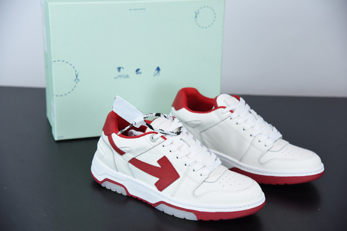 OFF WHITE™ C/O VIRGIL ABLOH OUT OF OFFICE LOW-TOP LEATHER SNEAKERS "OOO" - CCSHOES