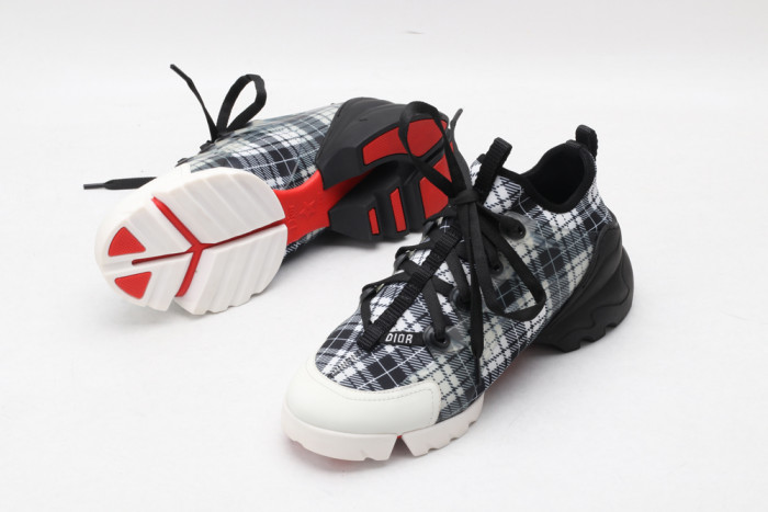 DR-CONNECT BLACK PLAID - CCSHOES