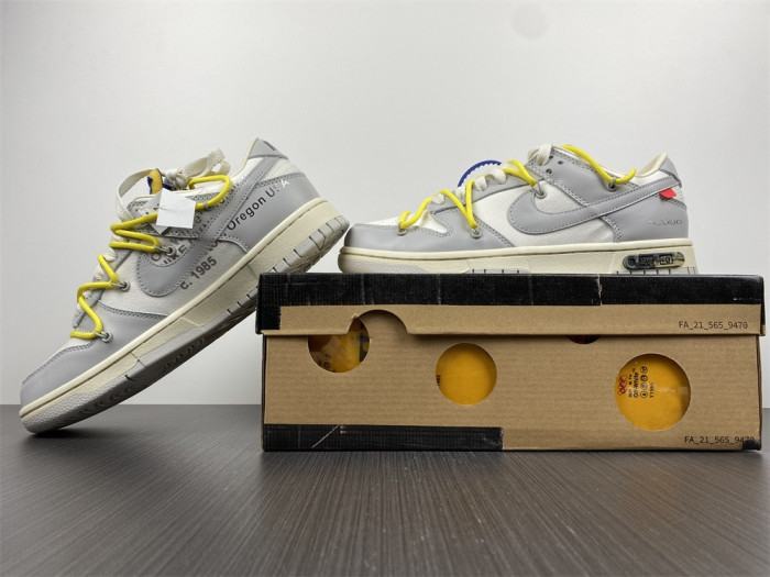 Nike Dunk Low Off-White Lot 27 DM1602-120 - CCSHOES