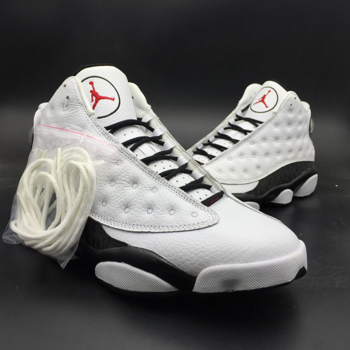 AIR JORDAN 13 RETRO SNGL DAY "LOVE AND RESPECT" black/ white mens 888164-112 - CCSHOES