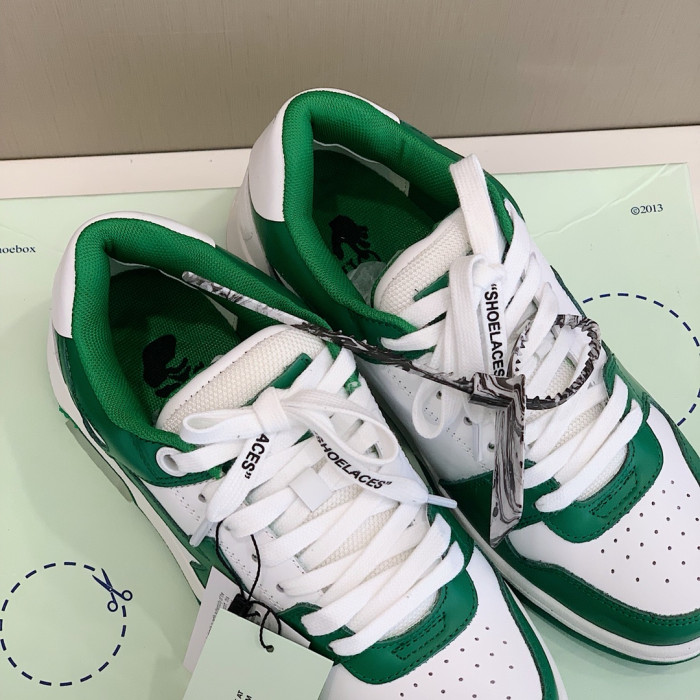 OFF WHITE™ C/O VIRGIL ABLOH OUT OF OFFICE LOW-TOP LEATHER SNEAKERS "OOO" - CCSHOES