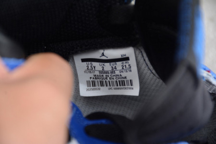 KIDS AIR JORDAN 1 RETRO HIGH OG 'GAME ROYAL' 555088 403 - CCSHOES