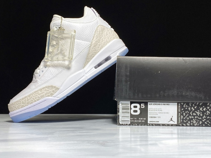 Air Jordan 3 Retro Triple White 136064-111 - CCSHOES