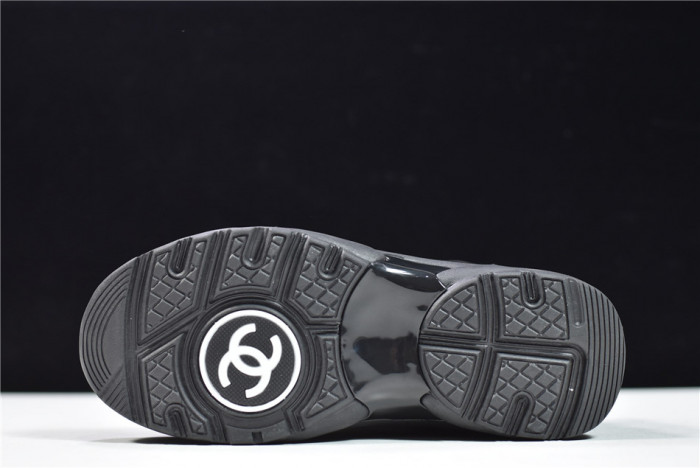 CHNE1 Leather Low Top Sneakers - CCSHOES