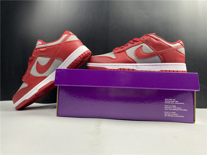 Nike Dunk Low Retro Medium Grey Varsity Red UNLV (2021) DD1391-002 - CCSHOES